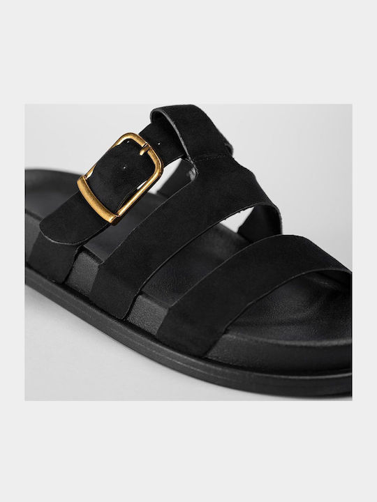 Women's Flat Sandals Flatforms Black