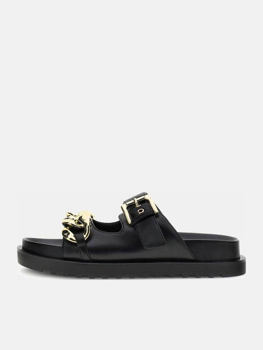 Fatema Leather Women's Sandals Black