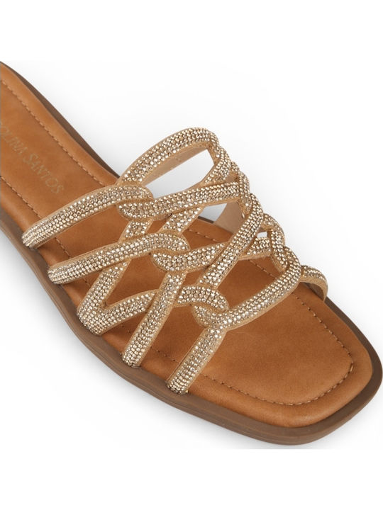Women's Flat Sandals Beige