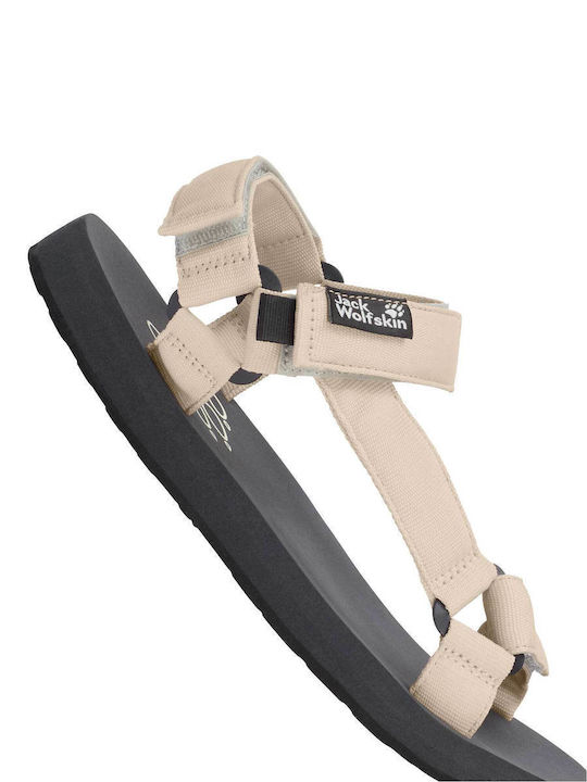 Women's Flat Sandals Beige