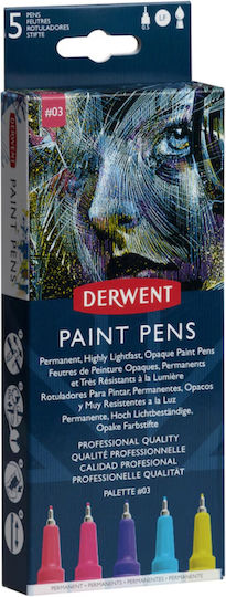 Derwent Liner Derwent Professional 0.5 Mm Multiple Surfaces 5 Pcs Set Matte Colors Variant 3