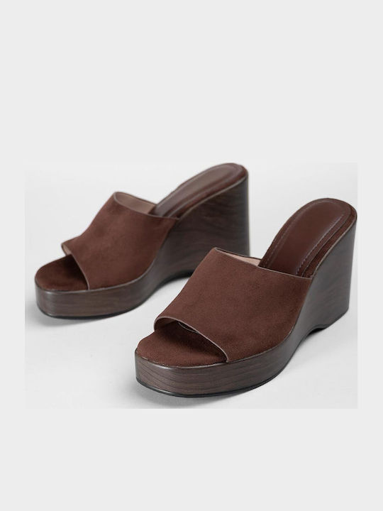 Damenplattformen Braune Sommer Frauen Plattformen