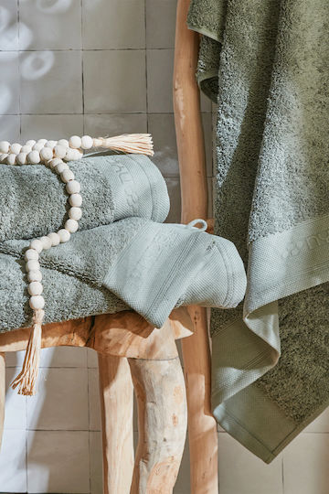 Nydel Paris 21 X 15 Cm Organic Bath Glove Extra Soft Thick Organic Cotton 700 G/m² Mint