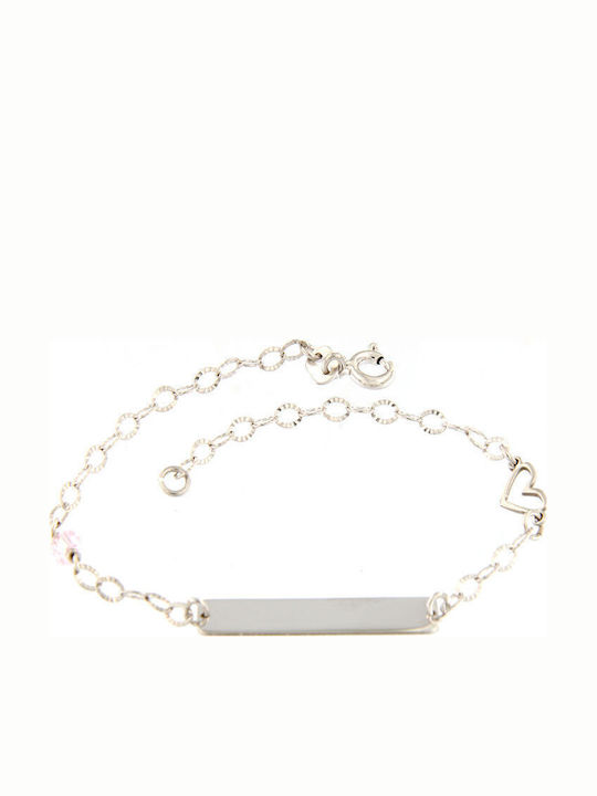Ios Silver ID Bracelet
