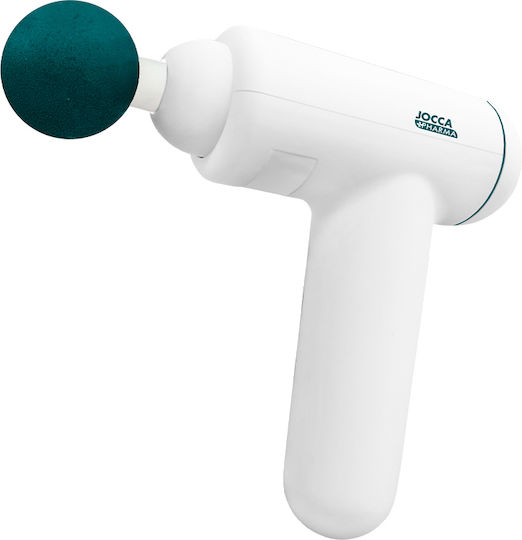 Jocca Massage Gun for Neck Head Waist Back Legs Body and Hands with Vibration White