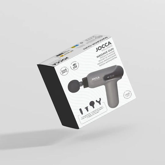 Jocca Massage Gun for Neck Head Waist Back Legs & Hands with Vibration Gray