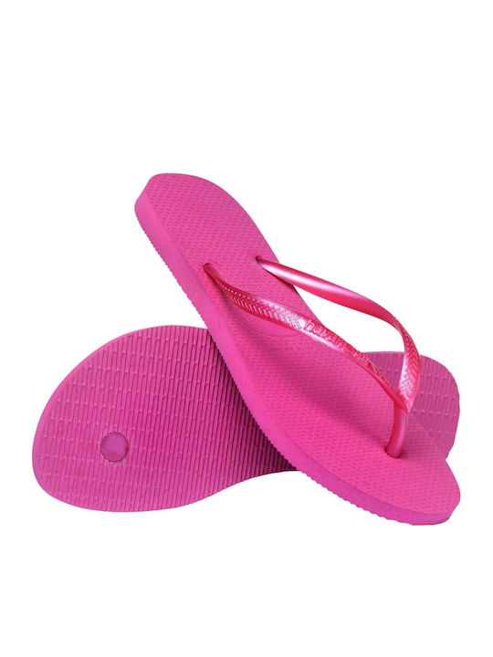 Slim Flip Flops in Fuchsia Colour