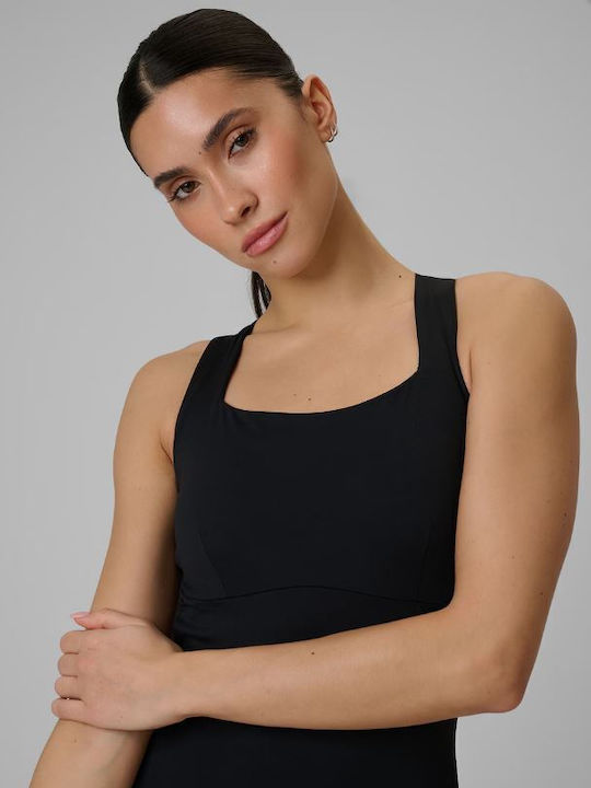 Women's One-piece Shorts Black