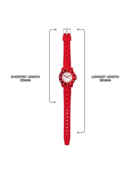 Tikkers Kids Analog Watch Red