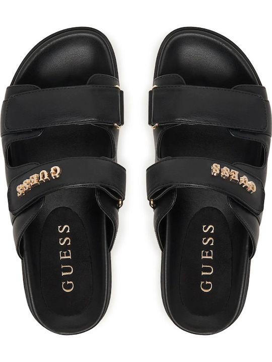 Flatforms Damen Sandalen Schwarz