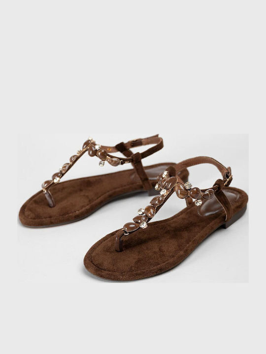 Women's Flat Sandals Brown