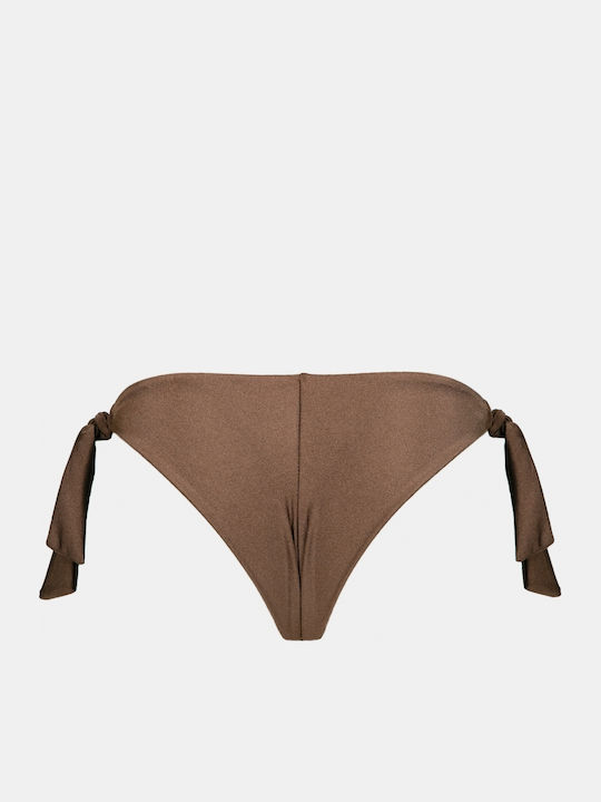 Bikinihosen Brasil mit Schnürung Braune