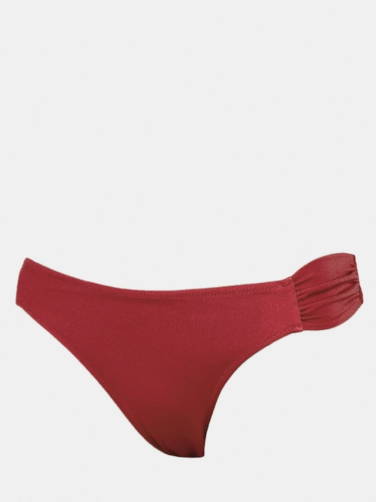 Bikinihosen Slip Burgundisch