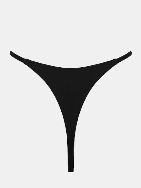 Bikini String Μαύρο