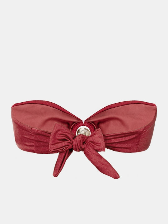 Strapless Bikini Top Burgundy BP2462-409