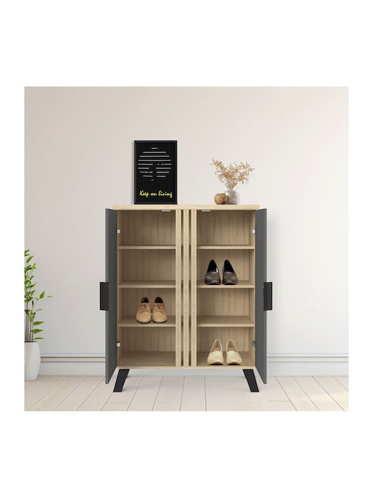 Wooden Shoe Organizer Shoby 70.5x30x91cm