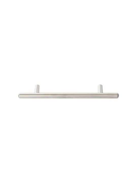 X-IT Furniture Handle Made of Metallic in Silver Colour with Hole Centers 96mm