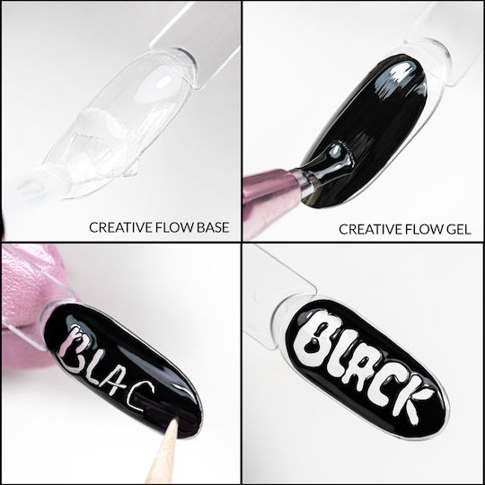 Molly Nails Kreativer Fluss Farbgel Weiß 5g