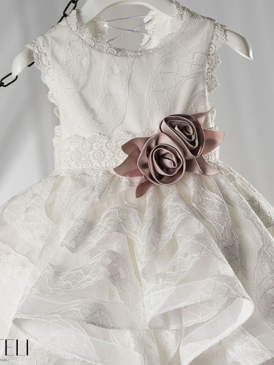 Vinteli White Baptism Dress