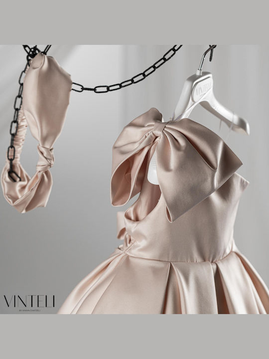 Vinteli Orange Taufkleid für Mädchen CLS6515A