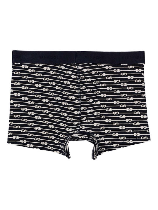 Tiffosi Men's Blue Boxer With Printed