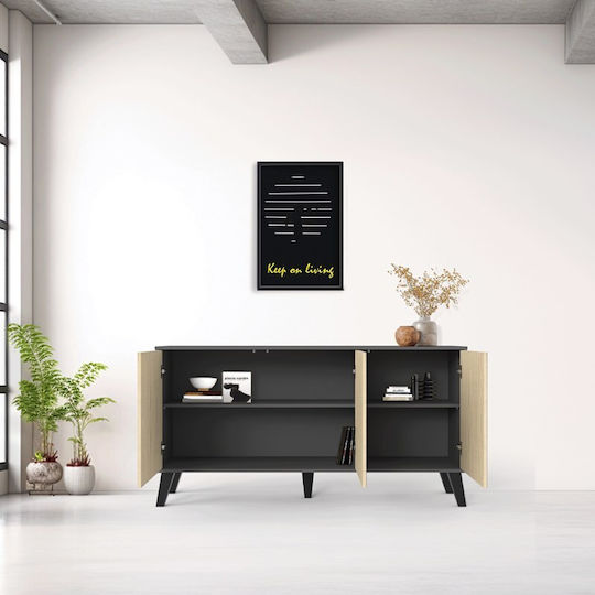 Μπουφές Billie Ξύλινος 149x40x77cm Μπουφές Billie Ξύλινος 149x40x77cm