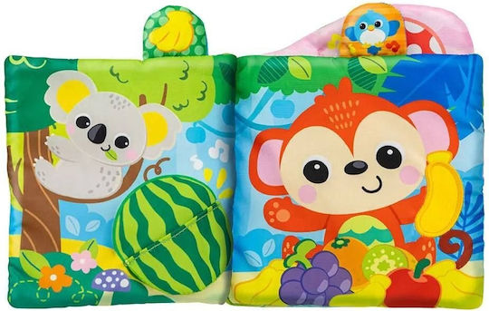 Winfun Fabric Activity Book with Light and Sounds for Newborns