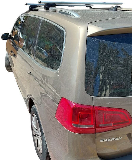 Menabo Dachträger Set Aluminium Volkswagen Sharan 2010-2015 2 Stück