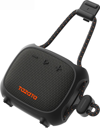 Tazata Goclip IX Αδιάβροχο Ηχείο Bluetooth 8W με Διάρκεια Μπαταρίας έως 3.5 ώρες Μαύρο