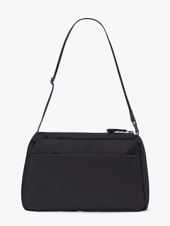 Fabric Women's Shoulder Bag Black