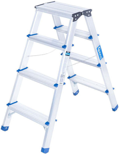 Geko Scară din Aluminiu cu 2x4 Trepte