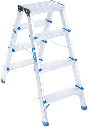 Geko Scară din Aluminiu cu 2x4 Trepte
