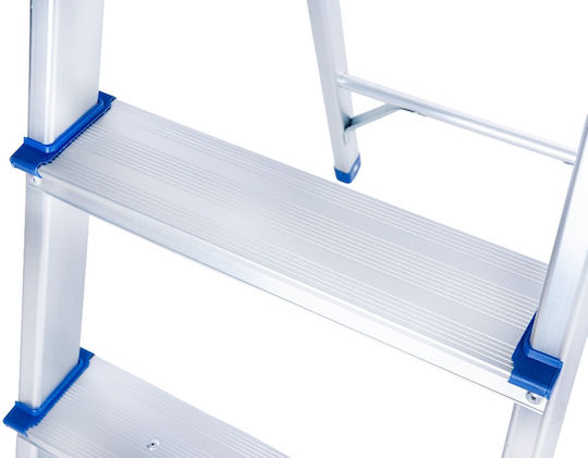 Geko Aluminium-Leiter mit 5 Stufen