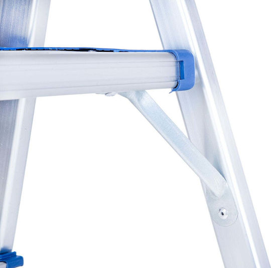 Geko Aluminium-Leiter mit 5 Stufen