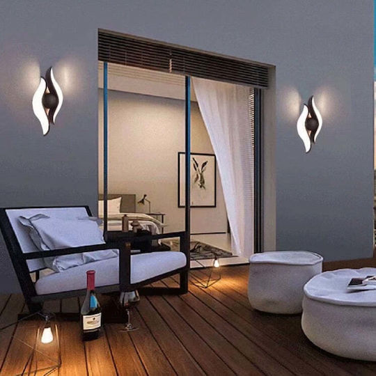 Alista Home Επιτοίχιο Εξωτερικό Φωτιστικό LED 12W 3000K