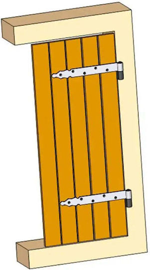 Amig T-shaped Right Hinge Mod.5000