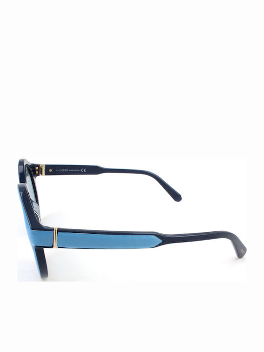 Loewe Women's Sunglasses With Blue Frame And Blue Lens