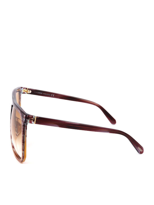 Loewe Women's Sunglasses with Multicolour Frame and Brown Lens