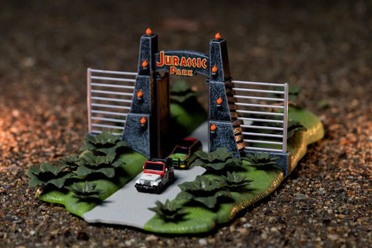 Jada Jurassic Park Nano Scene 2 Metallic Vehicles