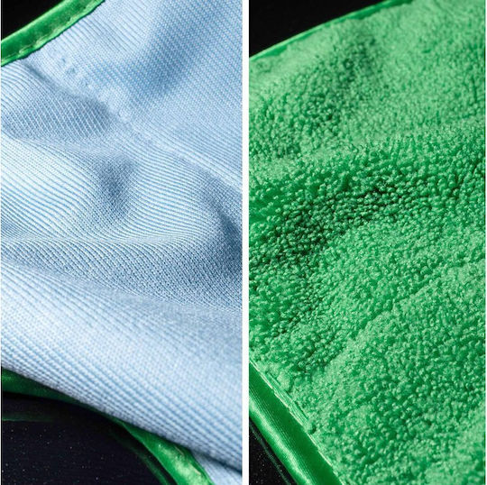 Turtle Wax Clear Vue Glass Towel Car Microfiber Cloth Cleaning Polishing Drying Windows Blue Green 35x40cm 1831237