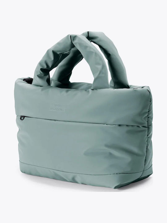 Geantă de Umăr de Damă din Material Textil Verde