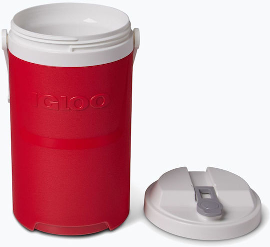 Igloo Gallon Μπουκάλι Θερμός Πλαστικό 3.8lt Red Star με Λαβή