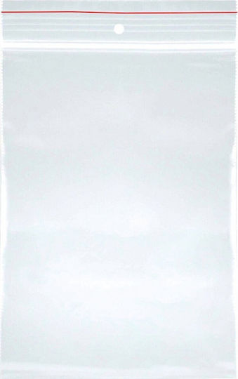 Office Products Plastic Zip Bags Sealing 150x300mm 40 Microns 100pcs/set Office Products-transparent