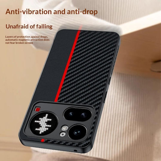 Carbon Fiber Rückseite Kunststoff Schwarz (Nichts Phone (4a) Pro)