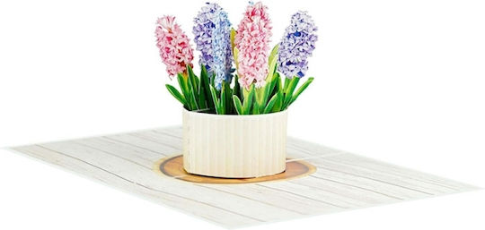 Kiriori Pop 3d Greeting Card Hyacinth