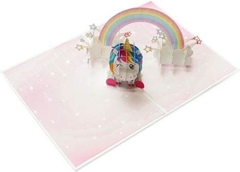 Kiriori Card De Salutare Pop 3d Unicorn