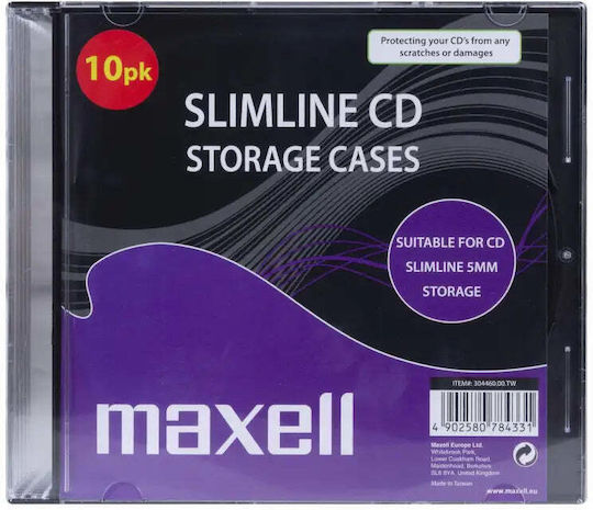 Maxell Carcase Slim Negre Cd Dvd 10 Buc Preț 10 Buc