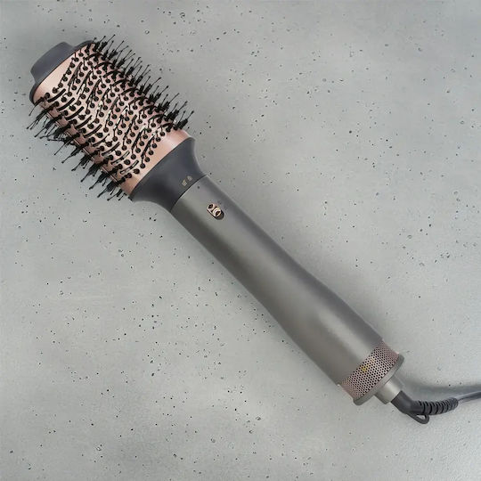 Jocca Ceramic Electric Hair Brush with Air for Hair Straightening and Curls