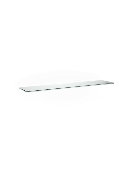 Bolis Italia Raft De Bibliotecă Rectangular Din Sticlă 15x80cm