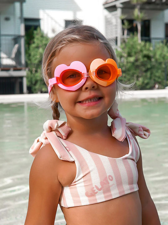 Sunnylife Sunnylife Kinder Schwimmbrillen mit Blendfreie Linsen in Orange